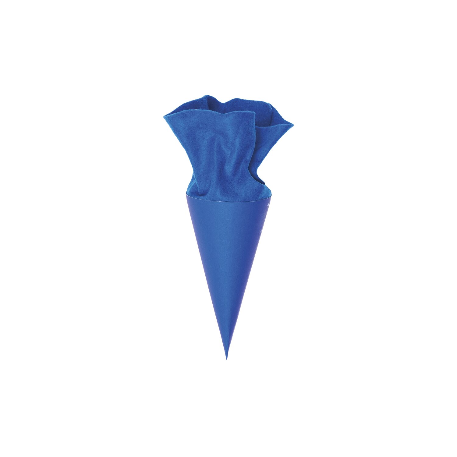 Rico Design Schultüte Rohling mit Filzverschluss Royalblau