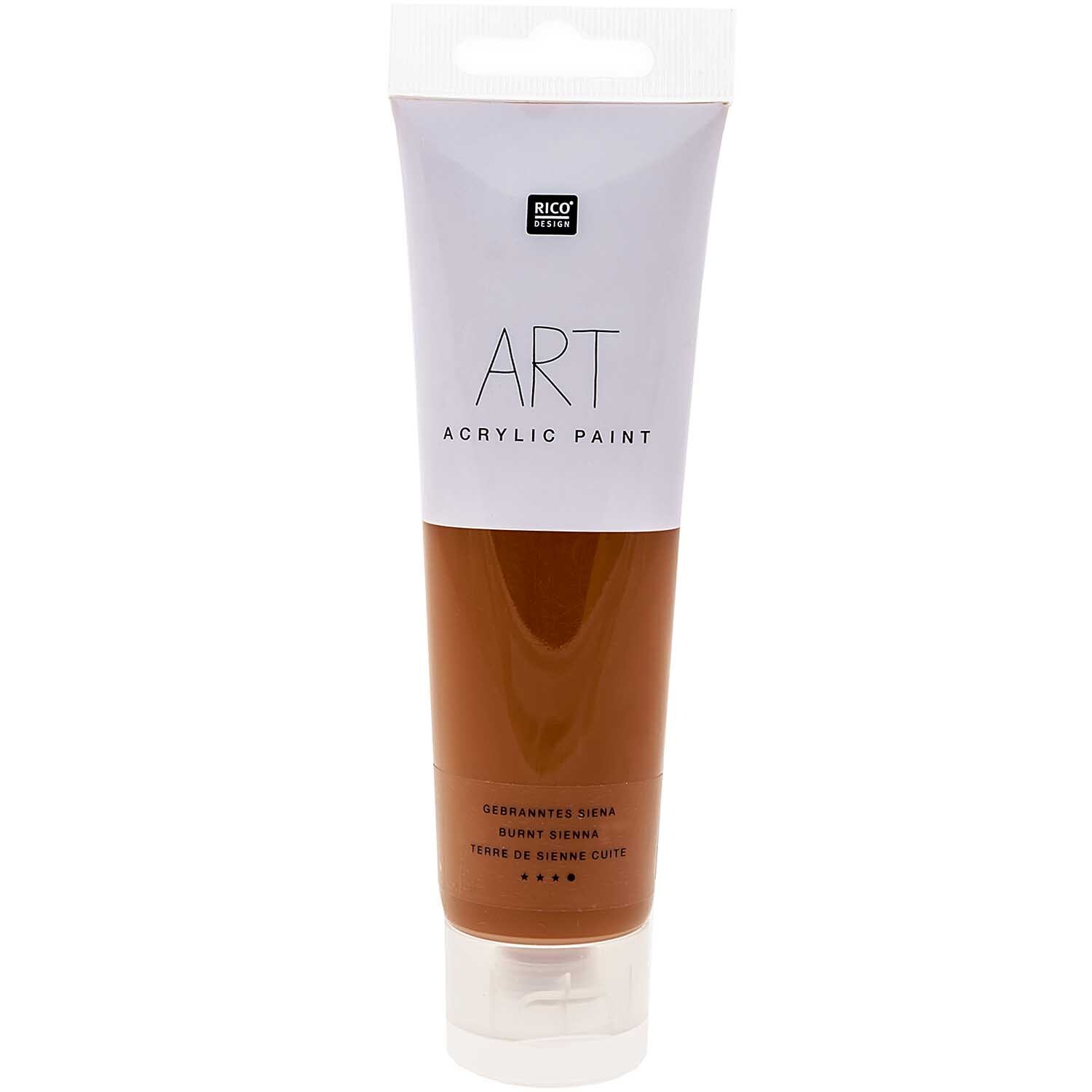 Rico Design ART Künstler Acrylfarbe 100ml Gebranntes Siena