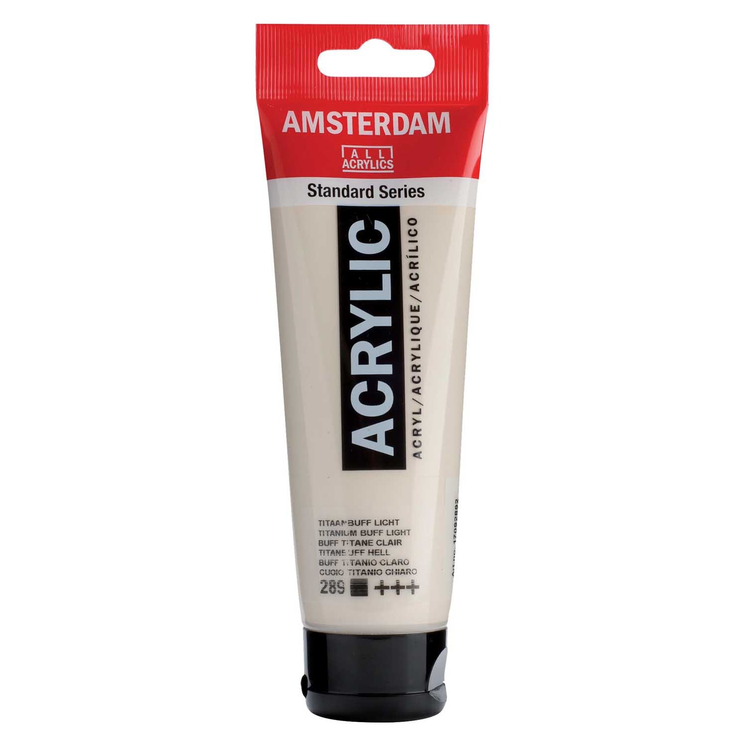 AMSTERDAM Acrylfarbe 120ml Titanbuff Hell