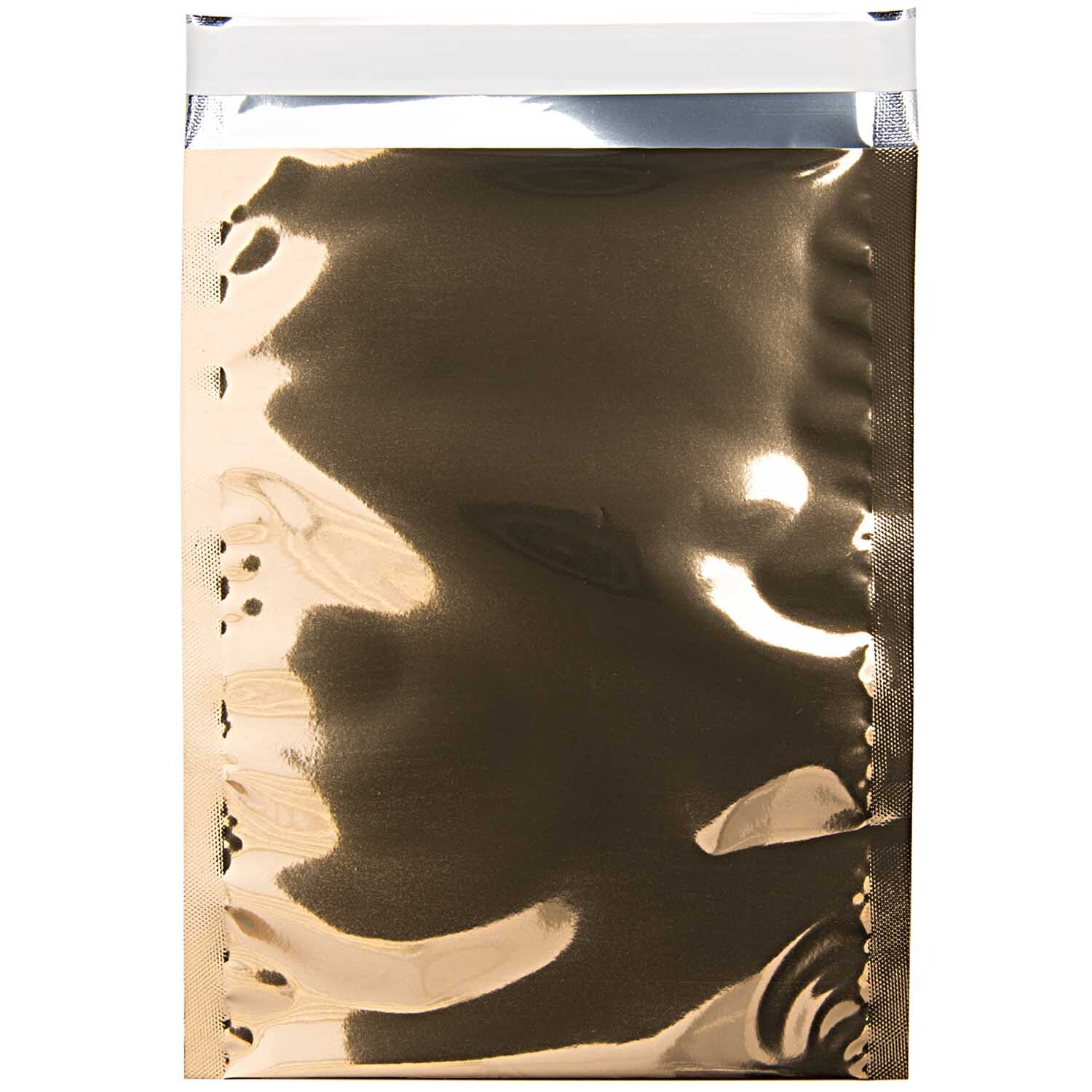 Rico Design Versandtaschen Metallic C5 5 Stück Gold