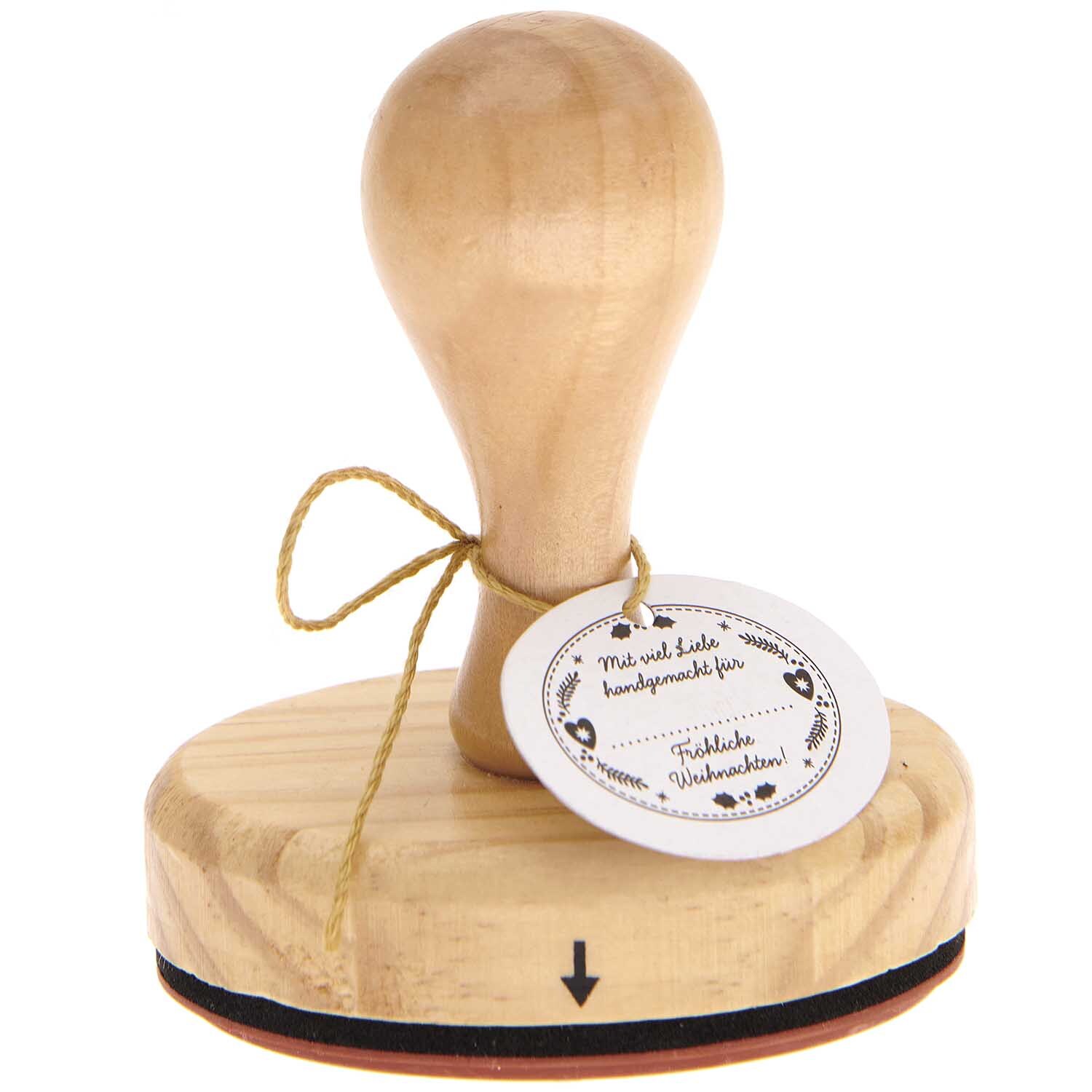Rico Design Stempel Fröhliche Weihnachten 5x7cm oval