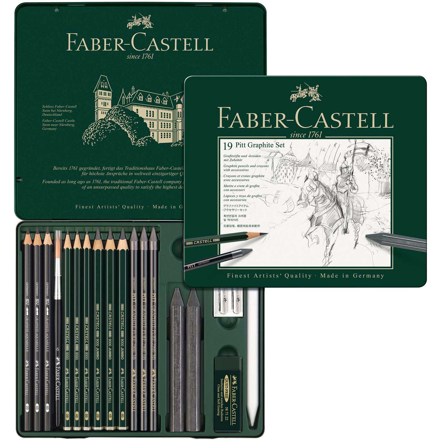 Faber Castell Pitt Graphite Zeichenset medium