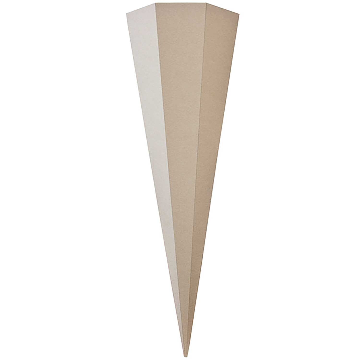 goldbuch Schultüte Rohling grau sechseckig