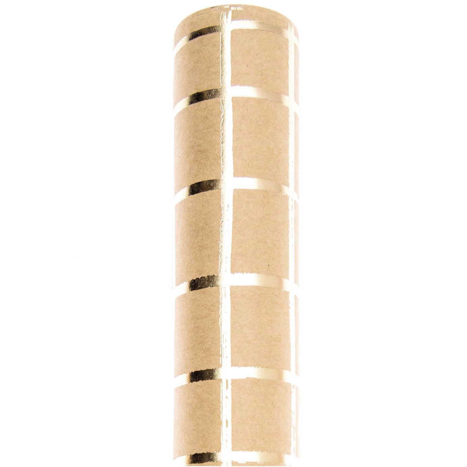 Paper Poetry Geschenkpapier Kraftpapier Karo 70cm 2m