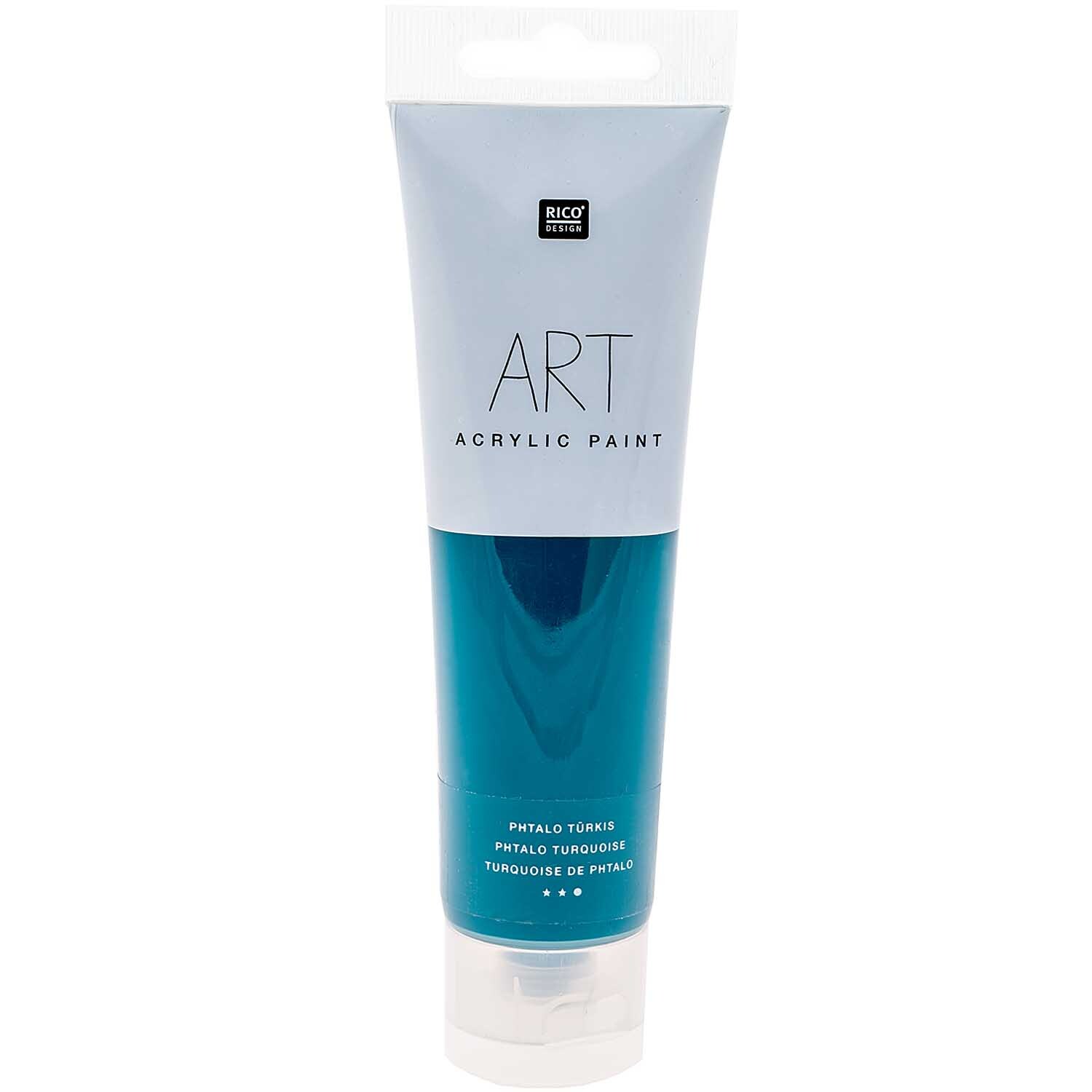 Rico Design ART Künstler Acrylfarbe 100ml Phtalo-Türkis