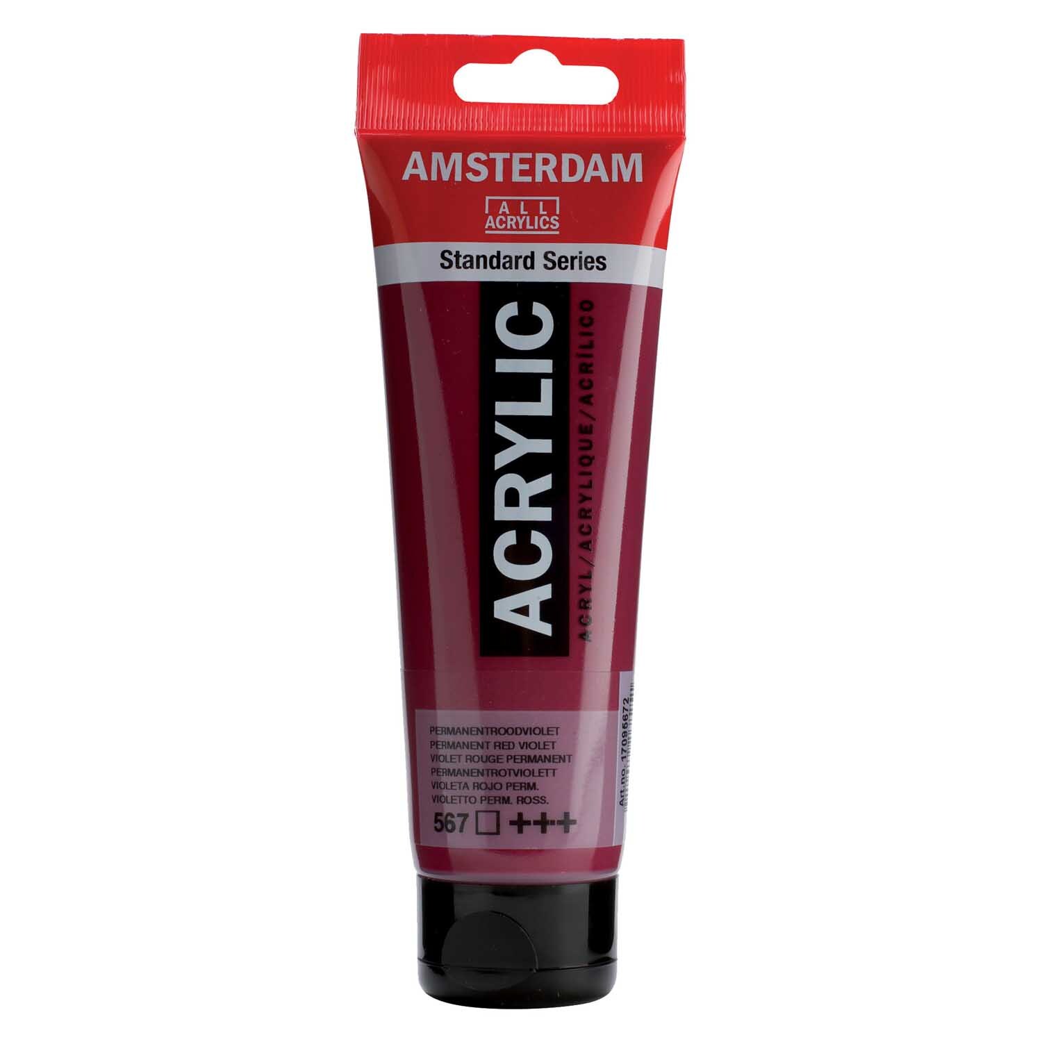 AMSTERDAM Acrylfarbe 120ml Permanent Rotviolett