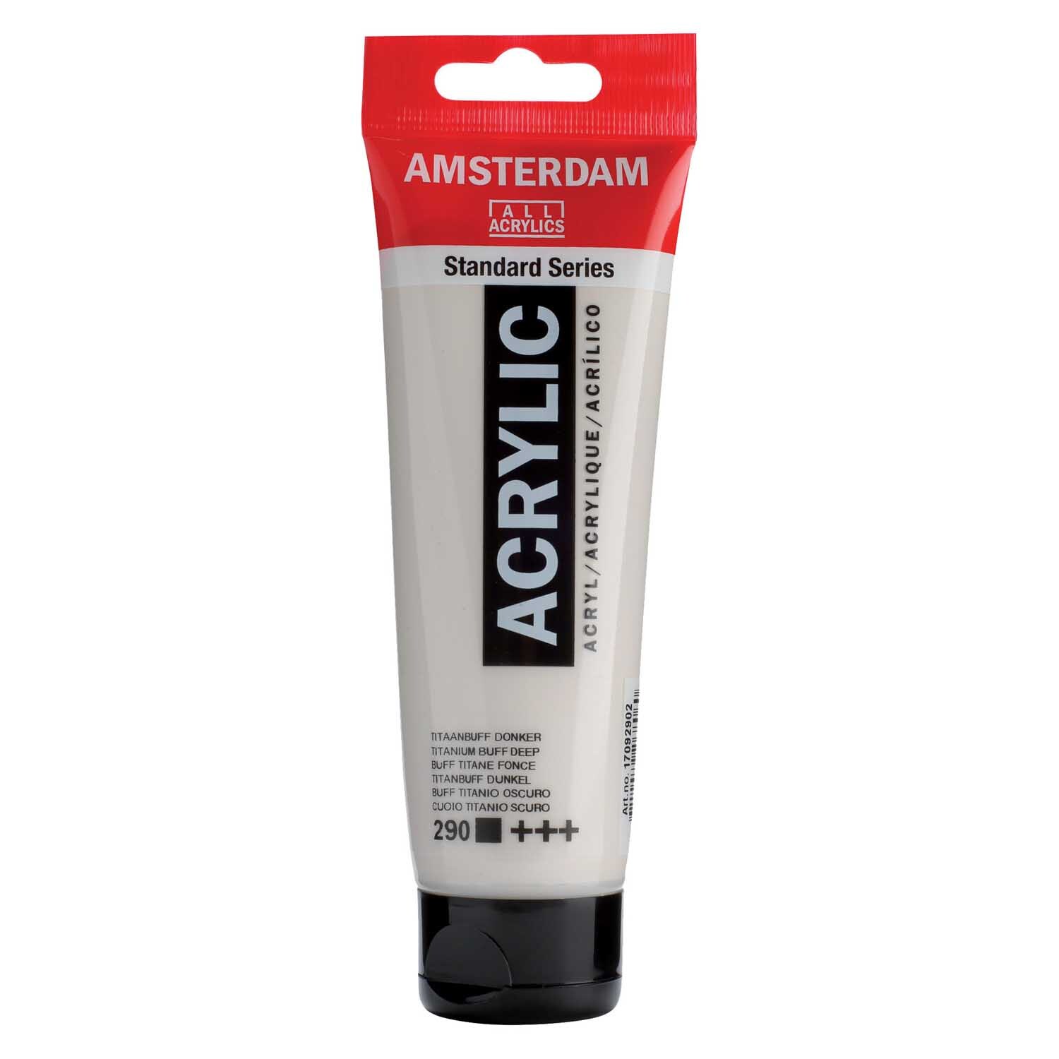 AMSTERDAM Acrylfarbe 120ml Titanbuff dunkel