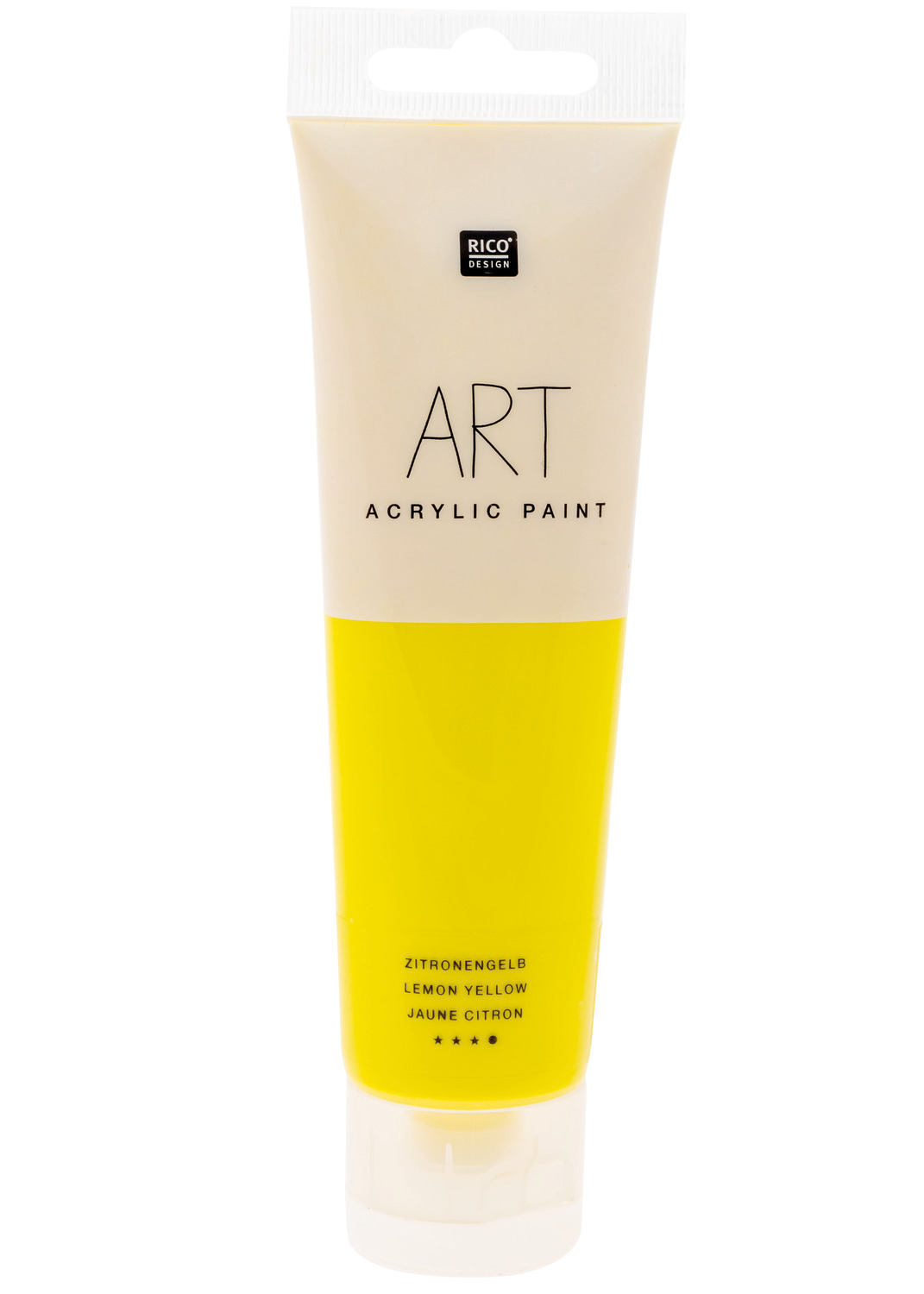 Rico Design ART Künstler Acrylfarbe 100ml Zitronengelb