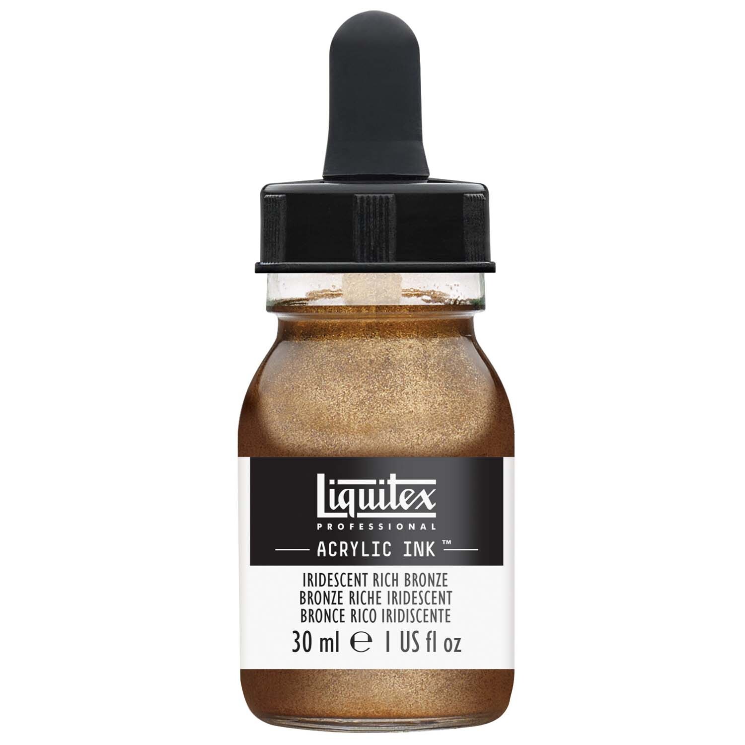 Liquitex Ink flüssige Acrylfarbe 30ml Bronze Satt Irisierend