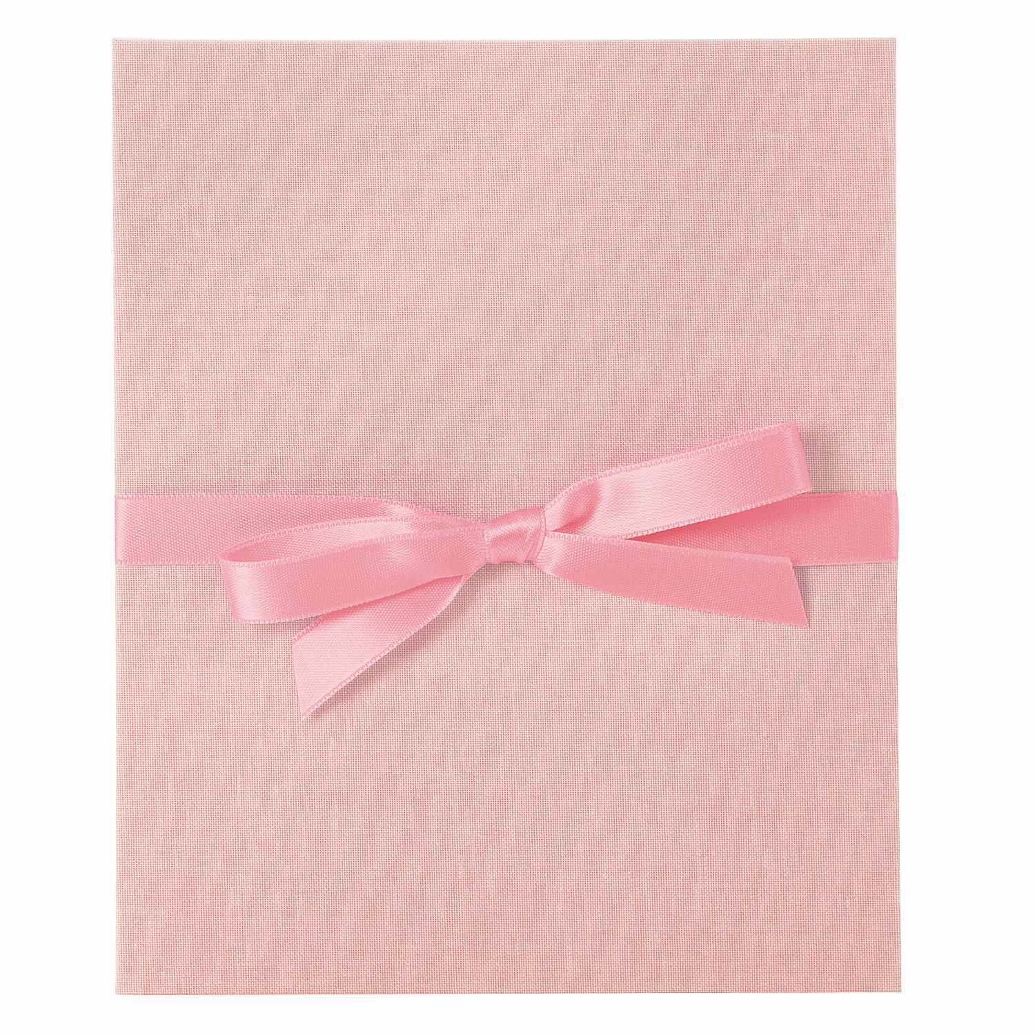 goldbuch Leporello 15,5x19cm für 10 Fotos schwarze Seiten Rosé