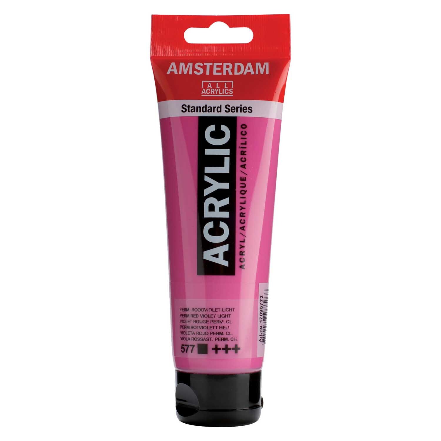 AMSTERDAM Acrylfarbe 120ml Permanentrotviolett Hell