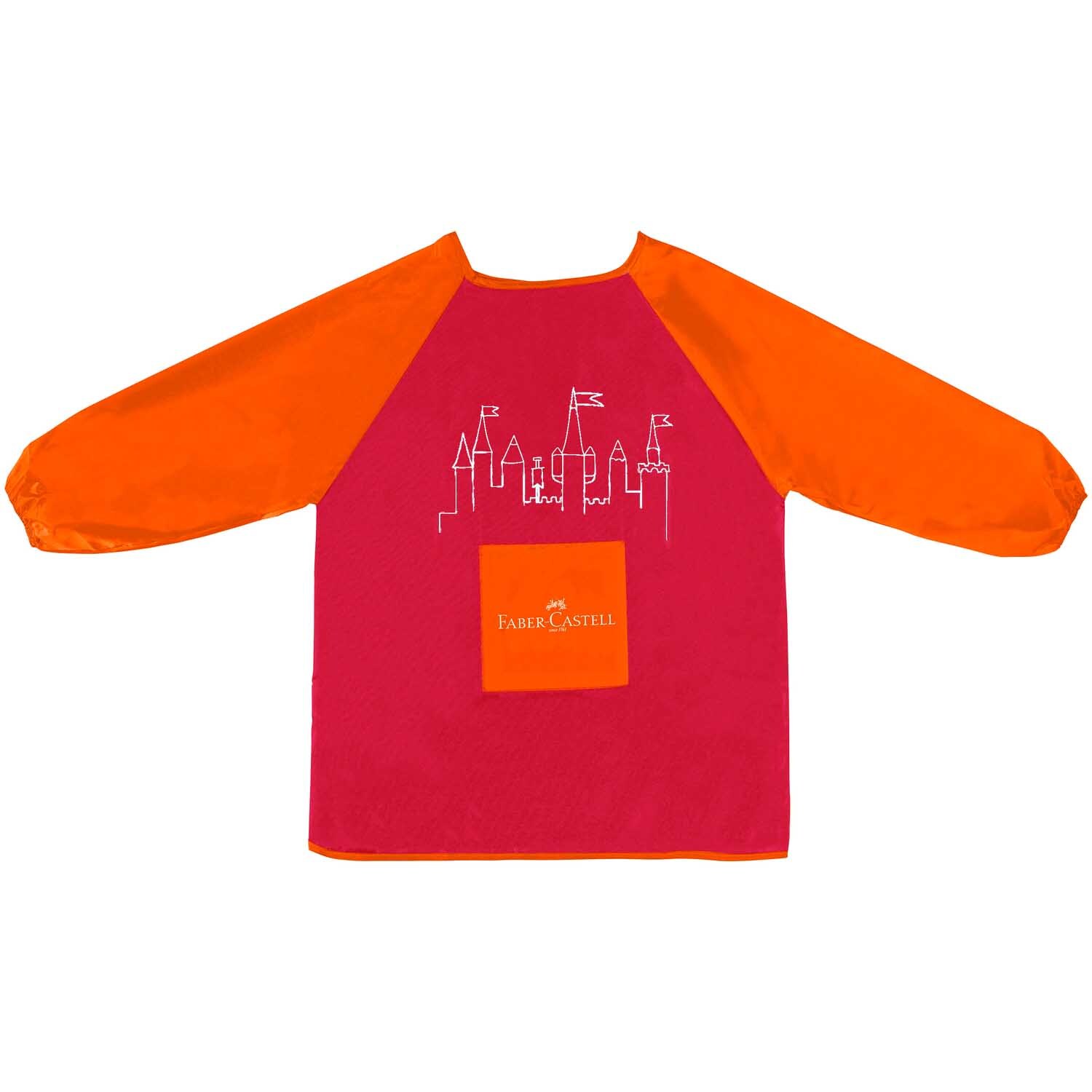 Faber Castell Malschürze für Kinder rot/orange Rot/Orange