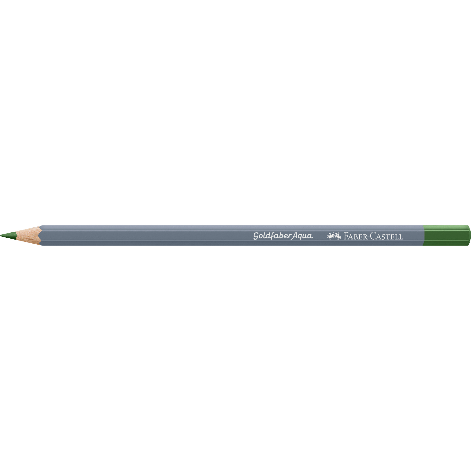 Faber Castell Goldfarber Aqua Aquarellstift Permanent Oliv