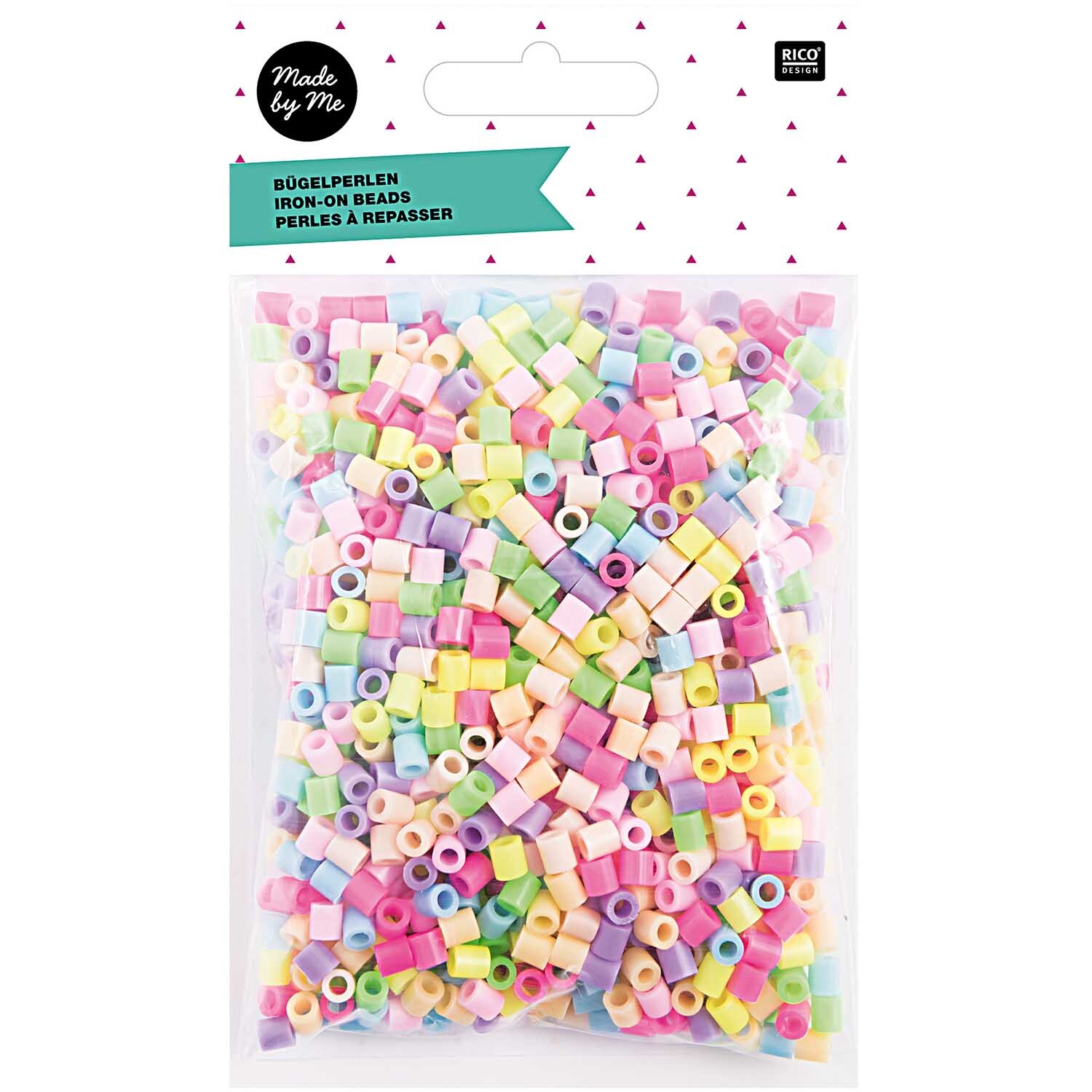 Rico Design Bügelperlen Pastell 5mm ca. 1100 Stück