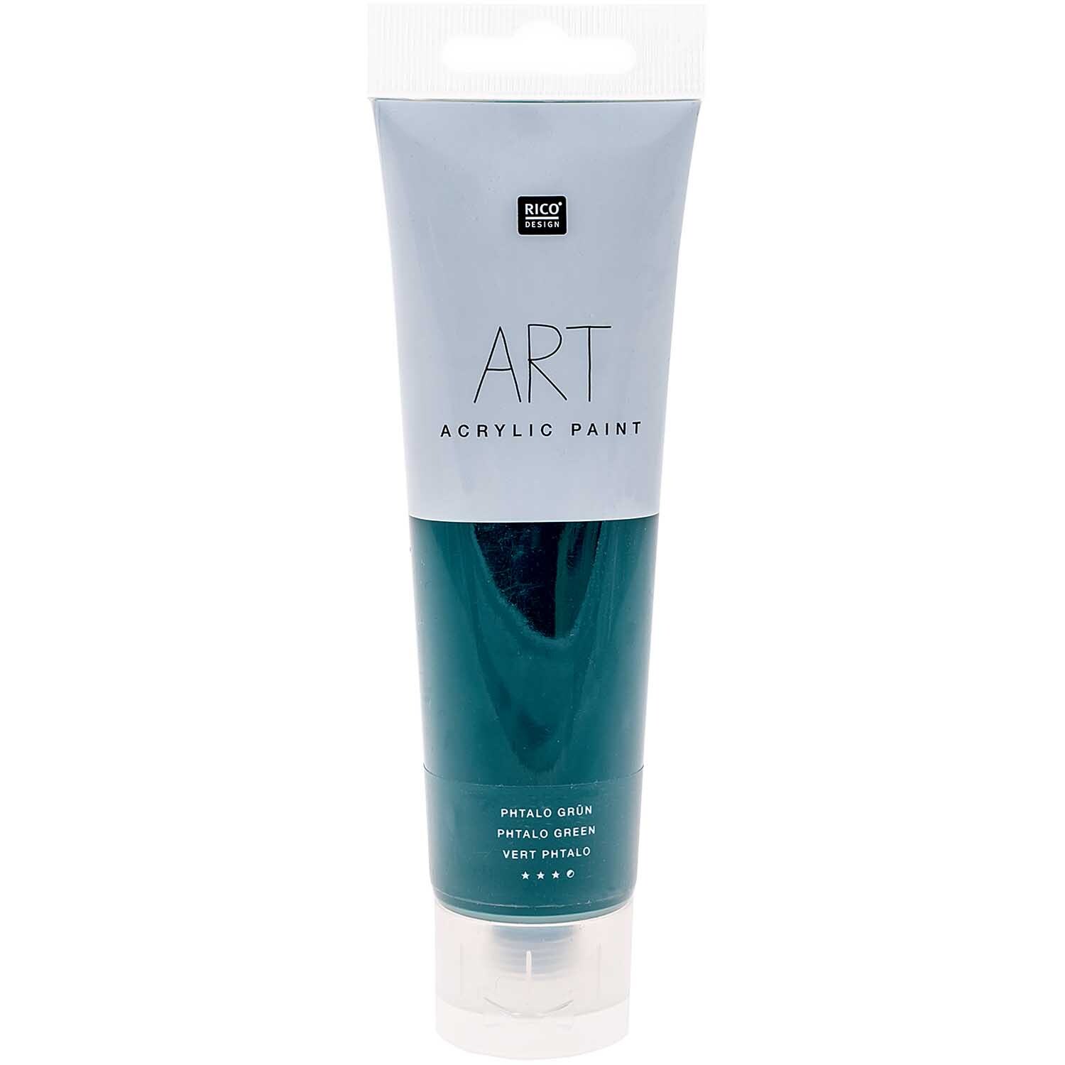 Rico Design ART Künstler Acrylfarbe 100ml Phtalo-Grün