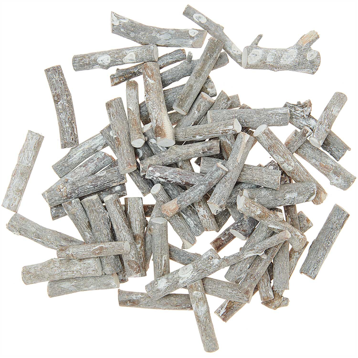 Rico Design Holzstümpfe beschneit 200g