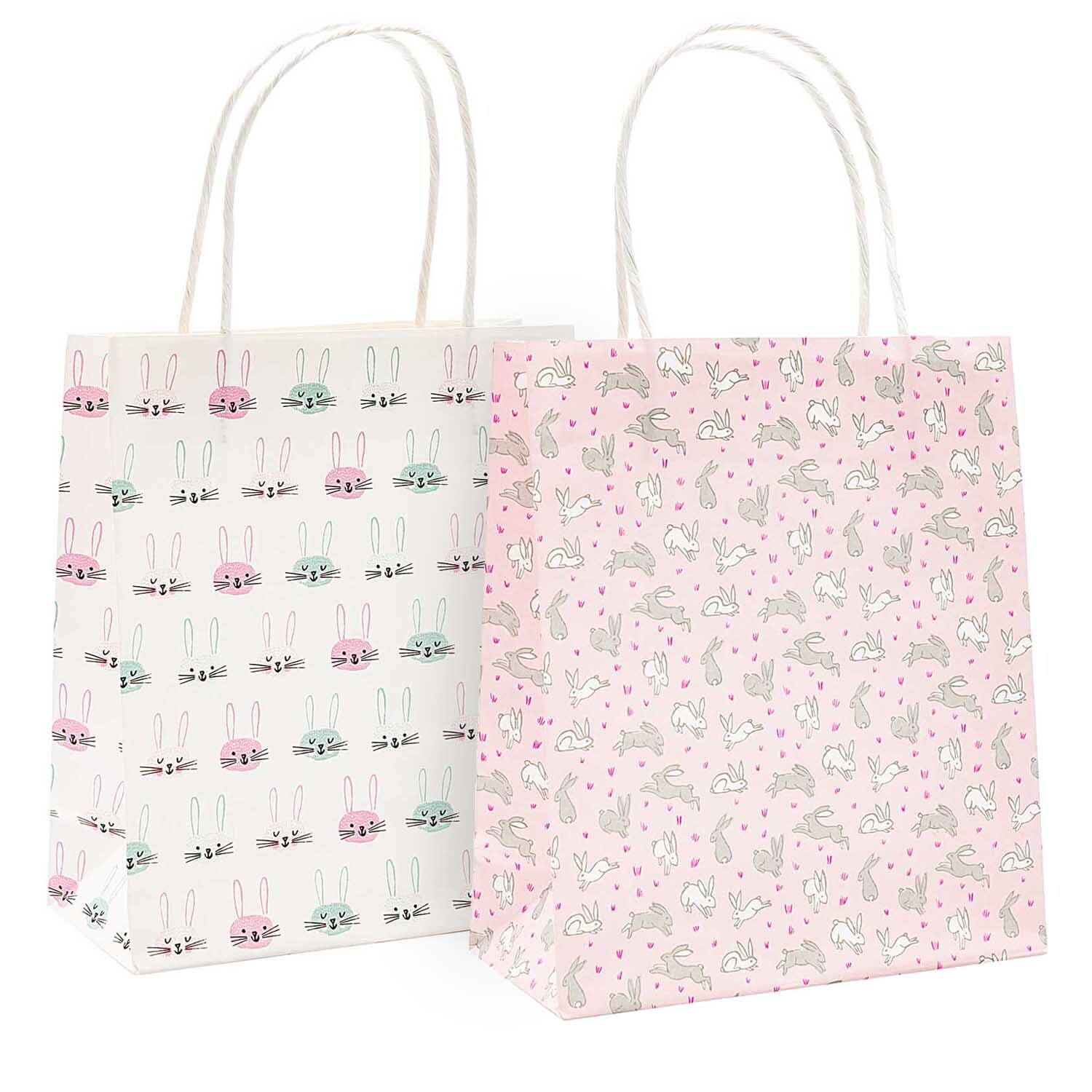 Rico Design Paper Poetry Papiertüten Hasen 18x21cm 2 Stück