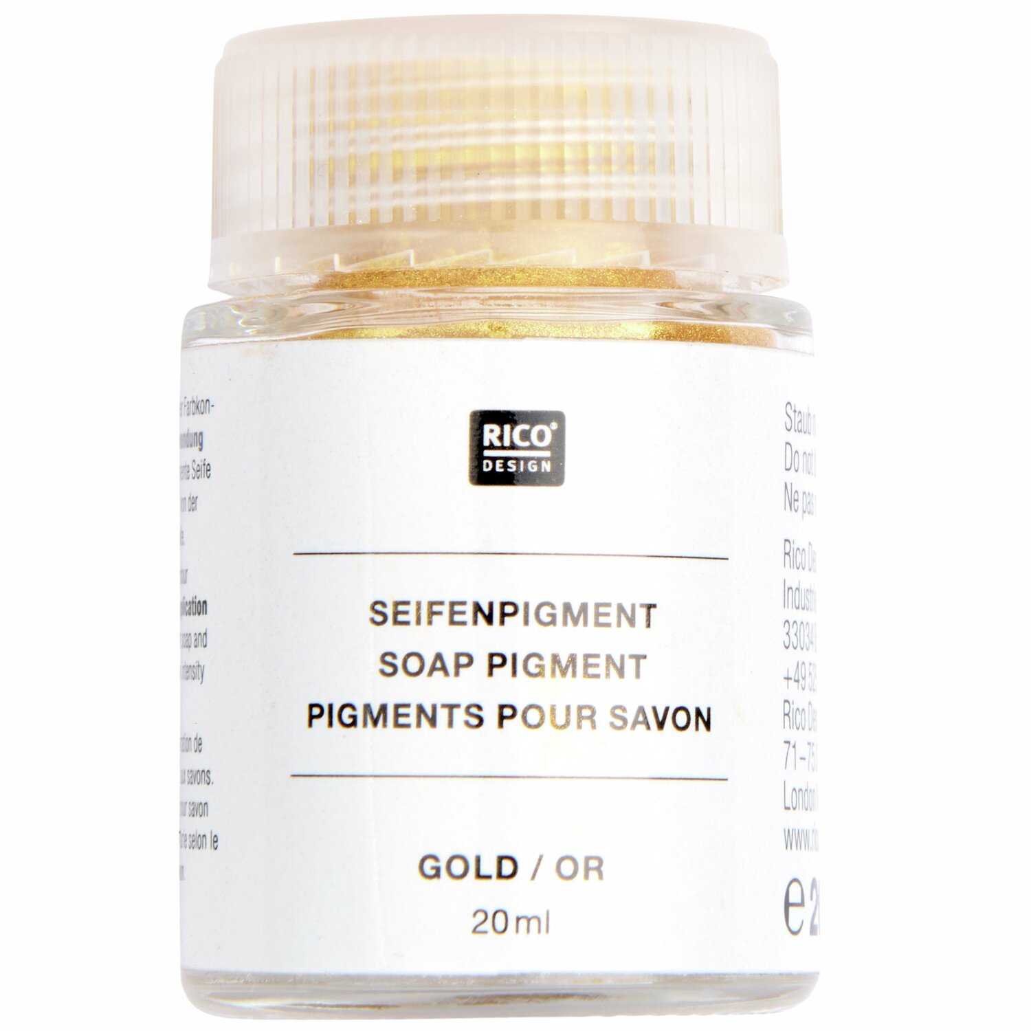 Rico Design Seifenpigment gold 20ml Gold
