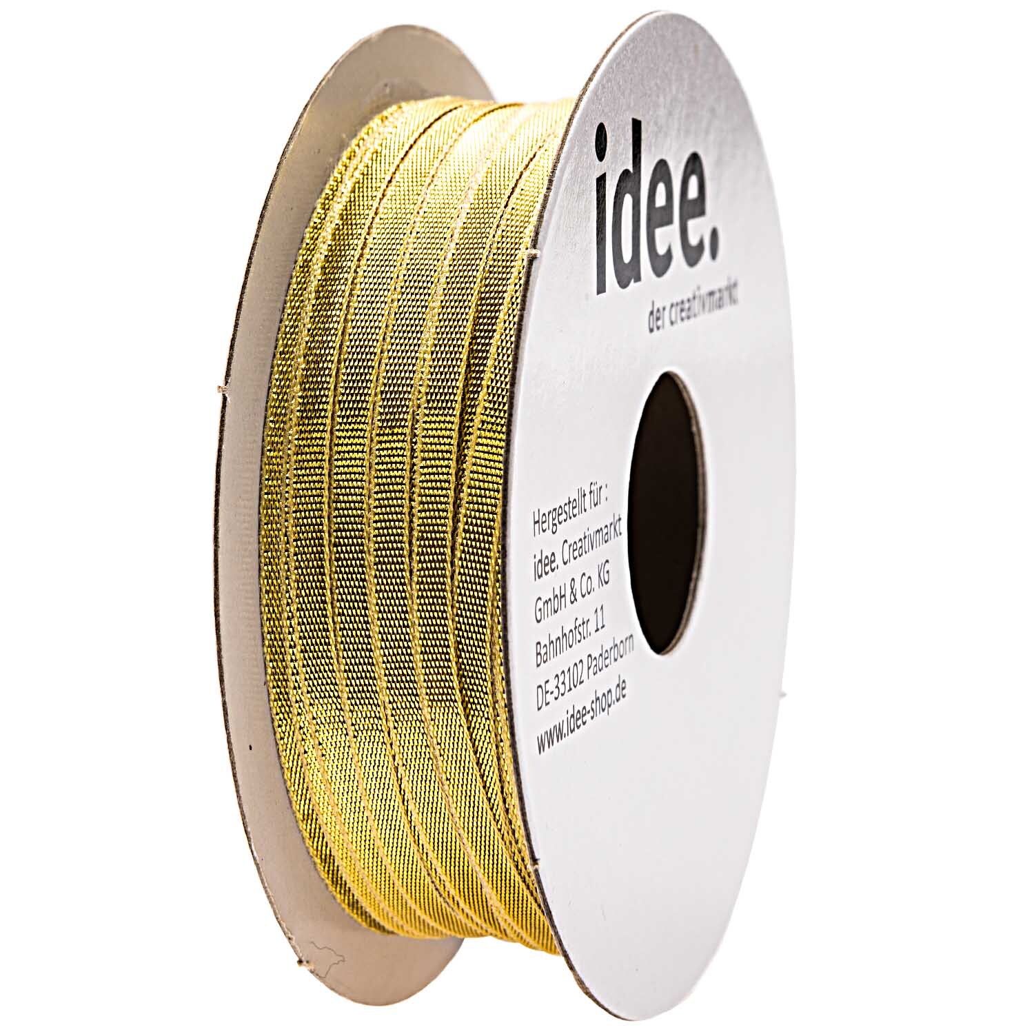 idee. Creativmarkt Laméband gold 3mm 10m