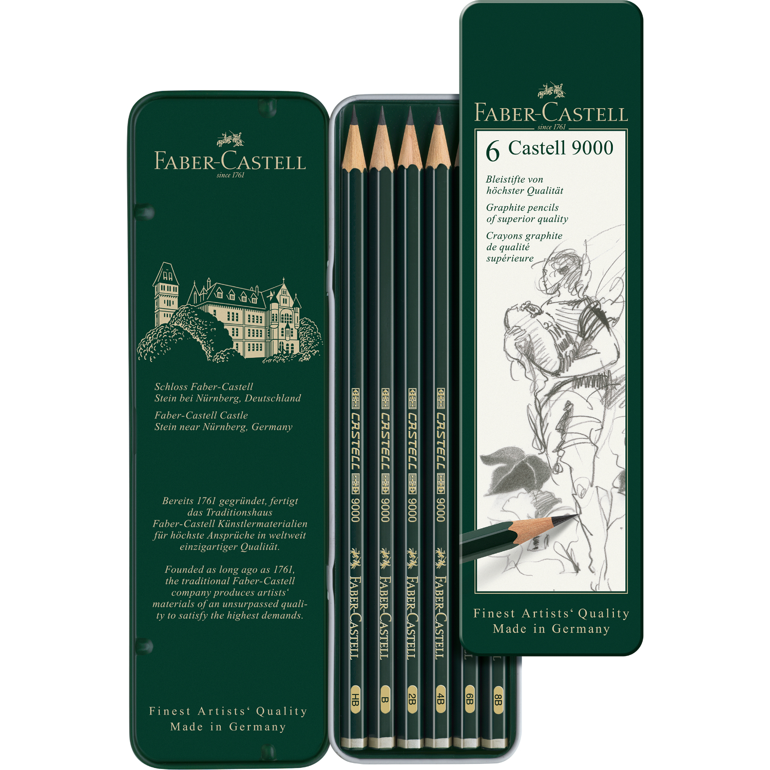 Faber Castell Castell 9000 Design Set Metalletui