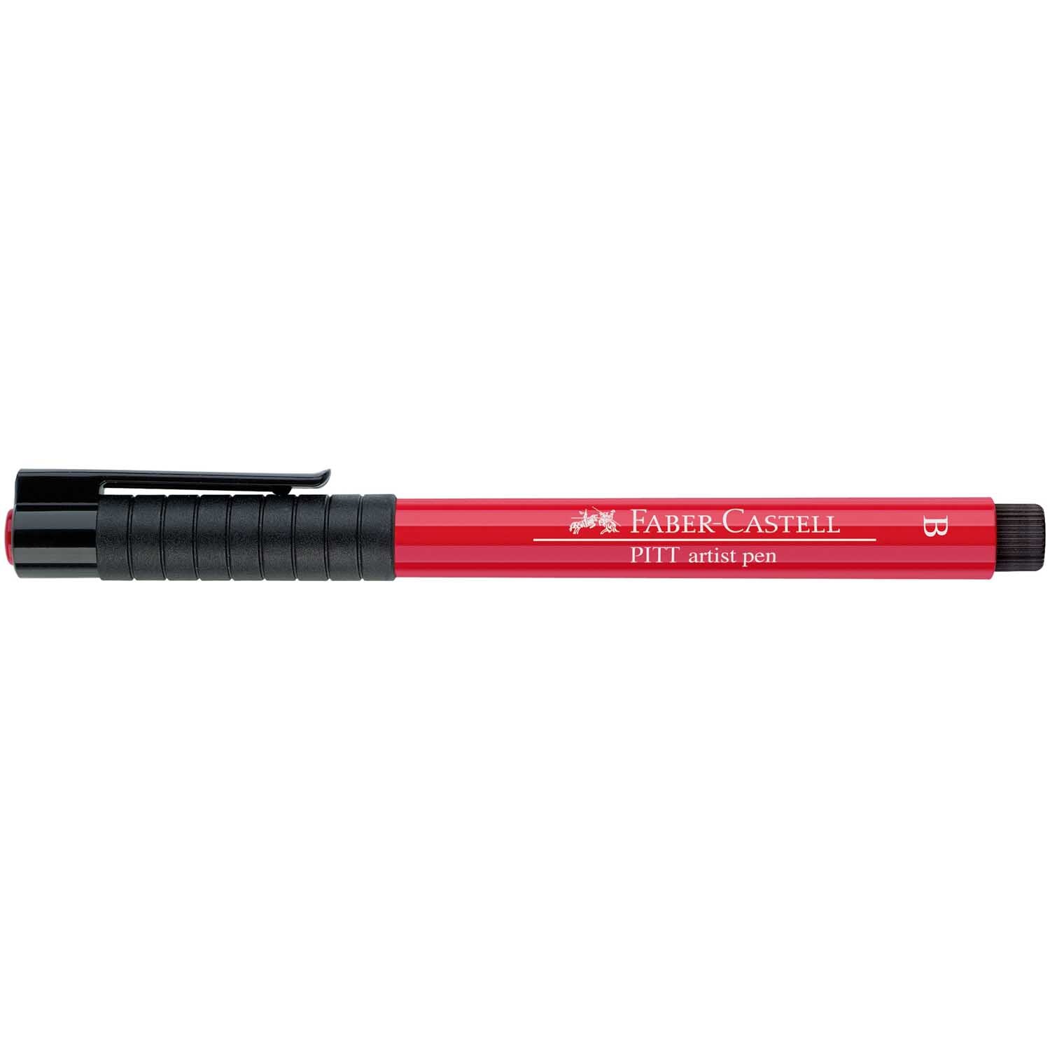 Faber Castell PITT artist pen brush Geraniumrot Hell