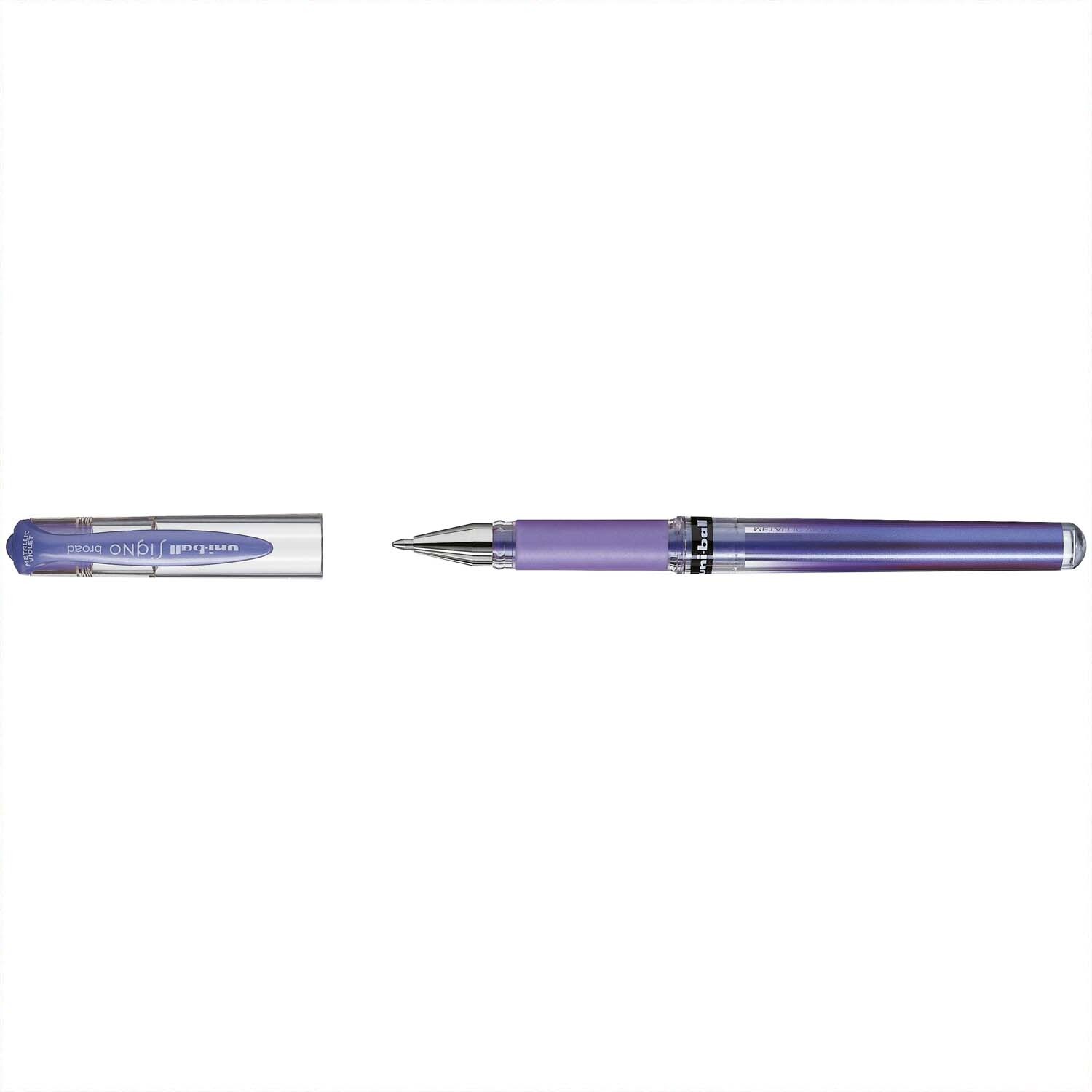 Faber Castell Uni-Ball Signo Broad UM-153 Gelroller 1mm Violett-Metallic