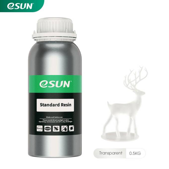 eSun UV/LCD Standard Resin Transparent 1.000 g