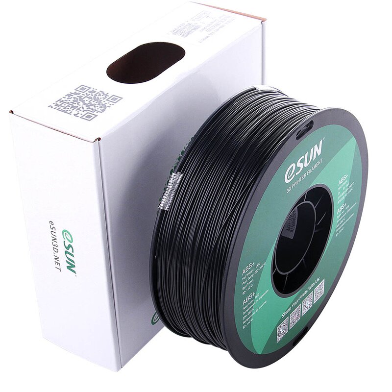 eSun ABS+ Filament Schwarz 1.75 mm 1.000 g (€ 20,99 pro 1 kg)