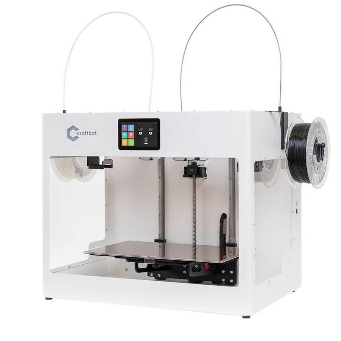 CraftBot Flow IDEX 3D-Drucker Weiß