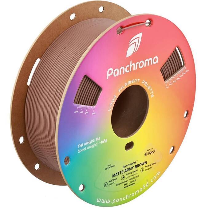 PolyMaker Panchroma PLA Matte Army Brown 1,75 mm 1.000 g