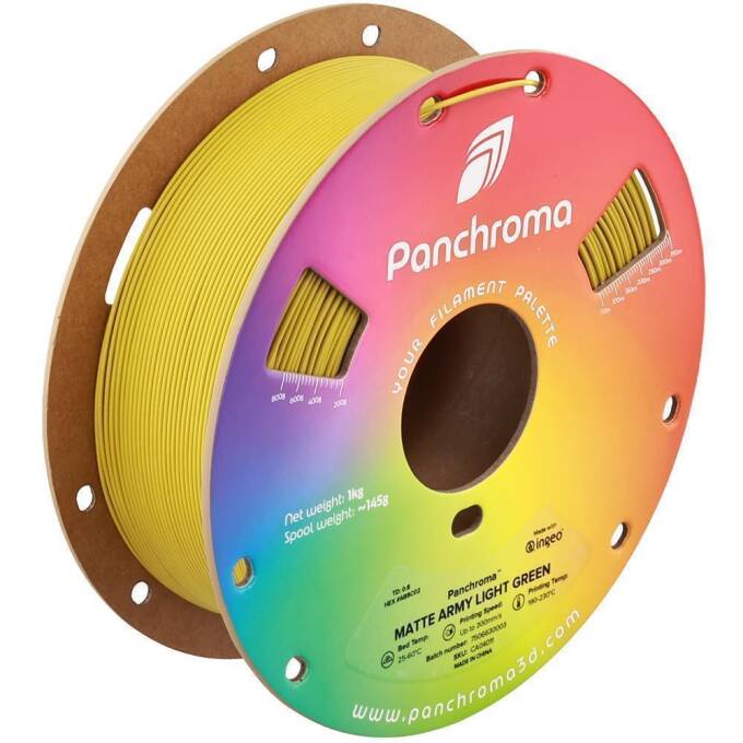 PolyMaker Panchroma PLA Matte Army Light Green 1,75 mm 1.000 g