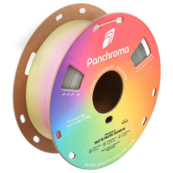PolyMaker Panchroma PLA Gradient Pastel Rainbow 1,75 mm 1.000 g
