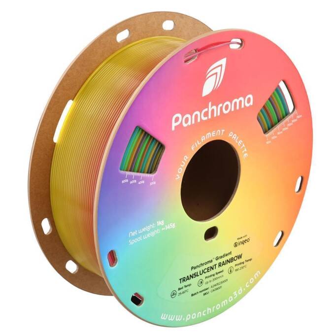 PolyMaker Panchroma PLA Gradient Translucent Rainbow 1,75 mm 1.000 g