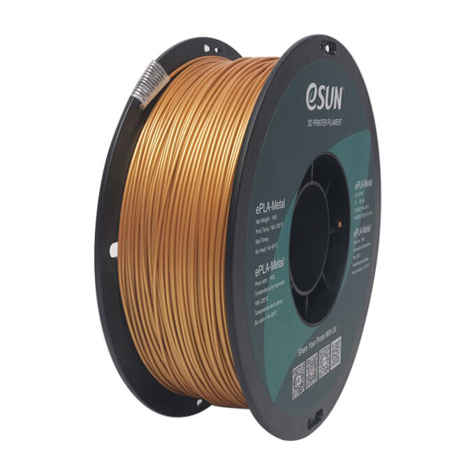eSun ePLA-Metal 1.75 mm Gold 1.000 g