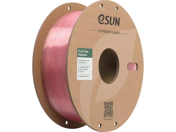 eSun PLA-Clear Rainbow Purple Blue Cyan 1,75 mm 1000 g