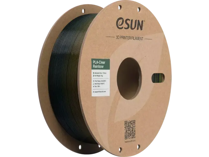 eSun PLA-Clear Rainbow Yellow Pink 1,75 mm 1000 g