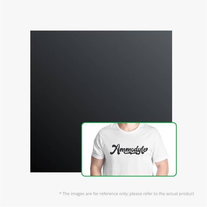 Bambu Lab Matte Heat Transfer Vinyl Black 10 Stück