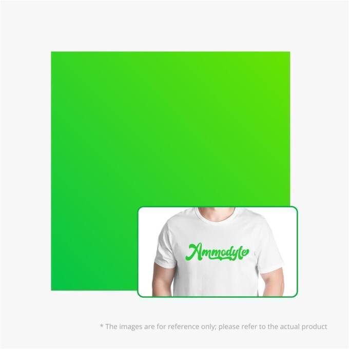 Bambu Lab Matte Heat Transfer Vinyl Neon Green 10 Stück