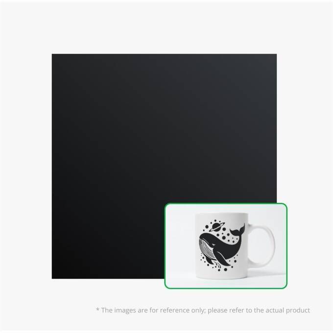 Bambu Lab Matte Removable Vinyl Black 10 Stück
