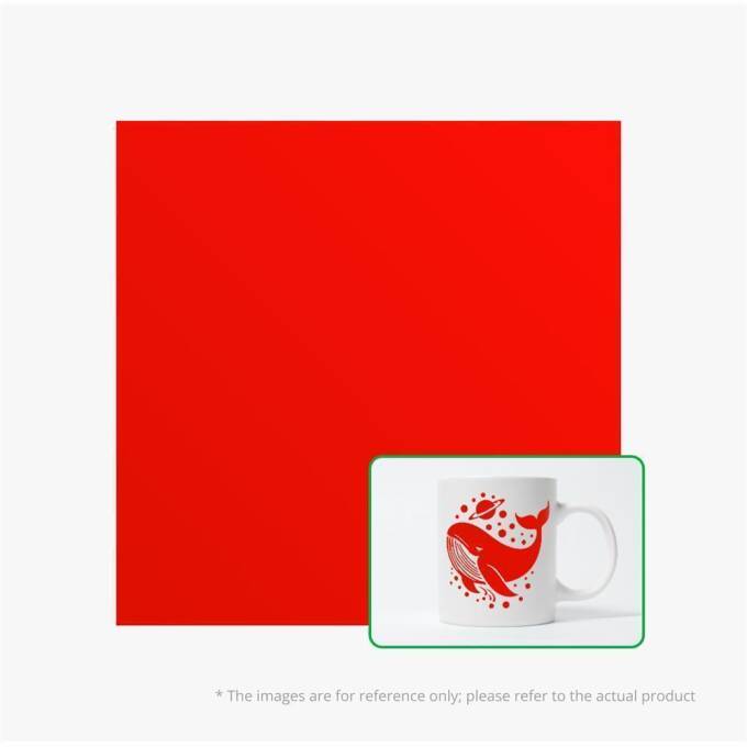 Bambu Lab Matte Removable Vinyl Red 10 Stück