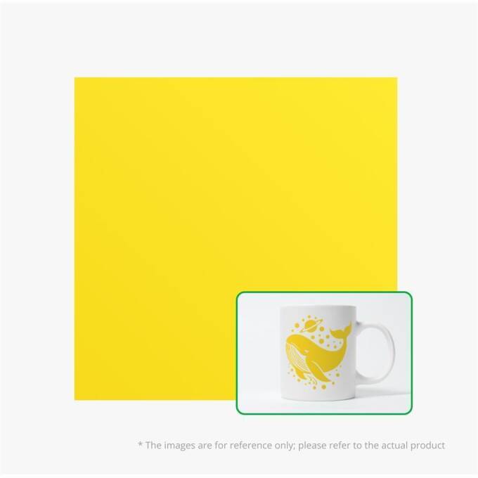 Bambu Lab Matte Removable Vinyl Lemon Yellow 10 Stück