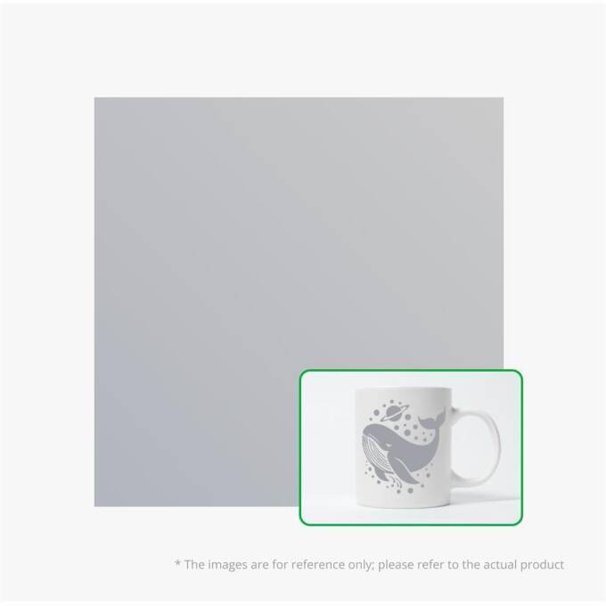 Bambu Lab Matte Removable Vinyl Light Gray 10 Stück