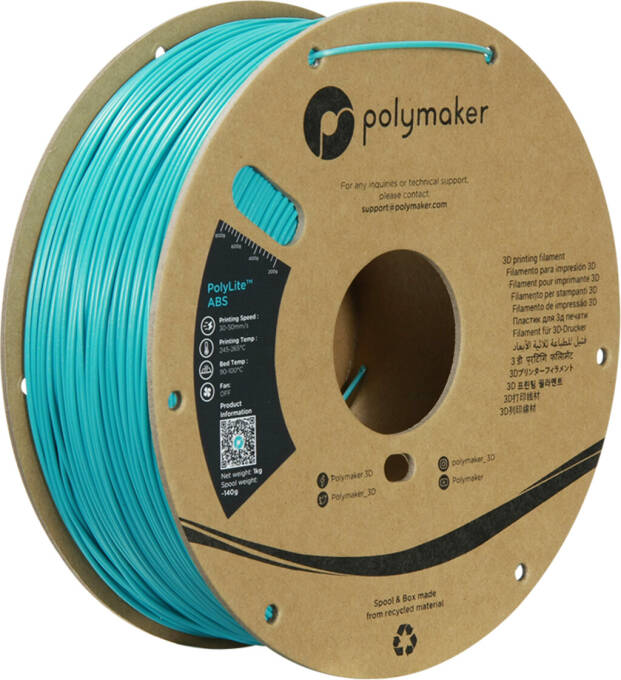 Polymaker PolyLite ABS Galaxy Teal 1,75 mm 1.000 g