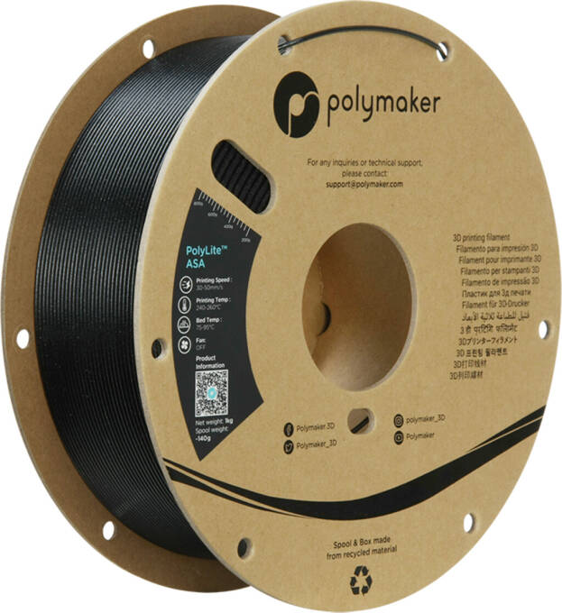 Polymaker ASA Galaxy Black 1,75 mm 1.000 g