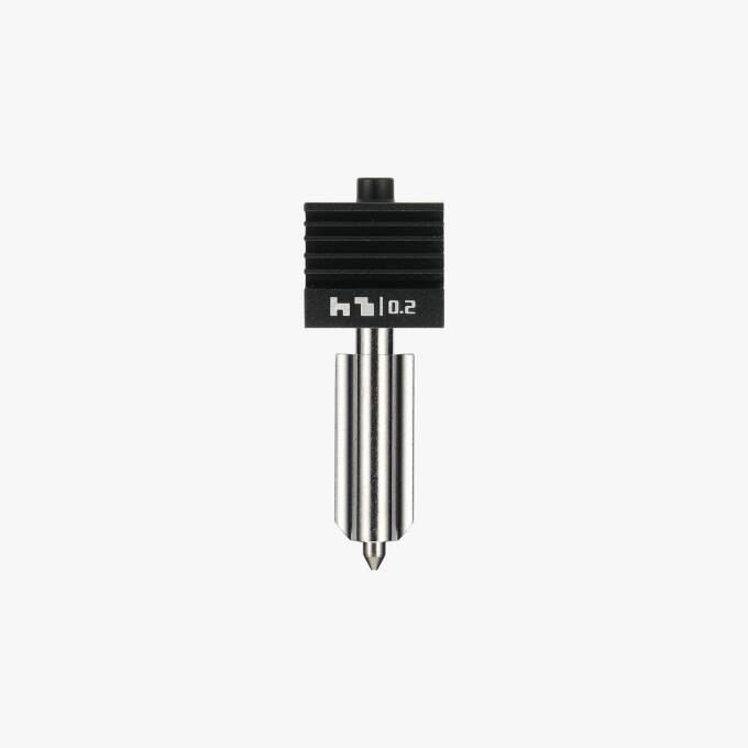 Bambu Lab H2-Series/P2S/X2D Hotend with Stainless Steel Nozzle 0.2 mm