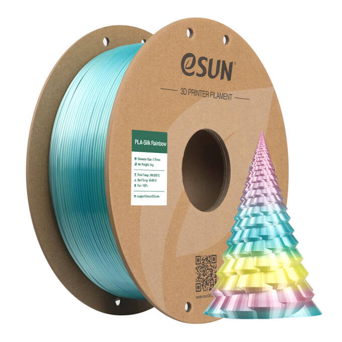 eSun PLA-Silk Rainbow Rainbow C 1.75 mm 1.000 g