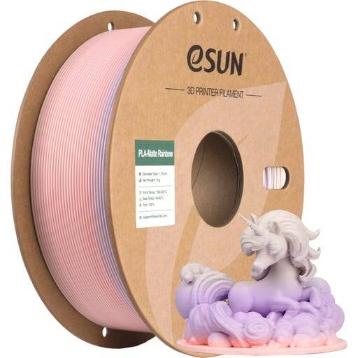 eSun PLA-Matte Rainbow Rainbow B 1.75 mm 1.000 g