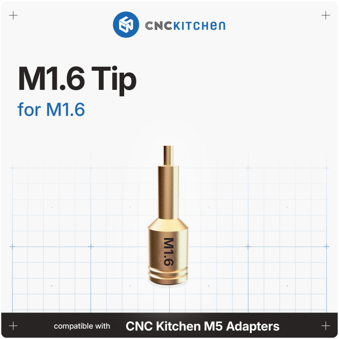 CNC Kitchen Einschmelzspitze M1.6