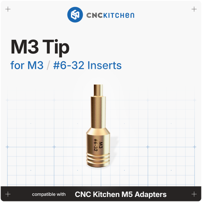 CNC Kitchen Einschmelzspitze M3