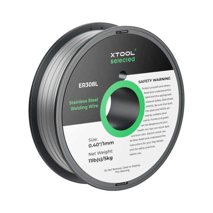 xTool Edelstahl Schweißdraht ER308L Spule 1.0 mm 5.000 g